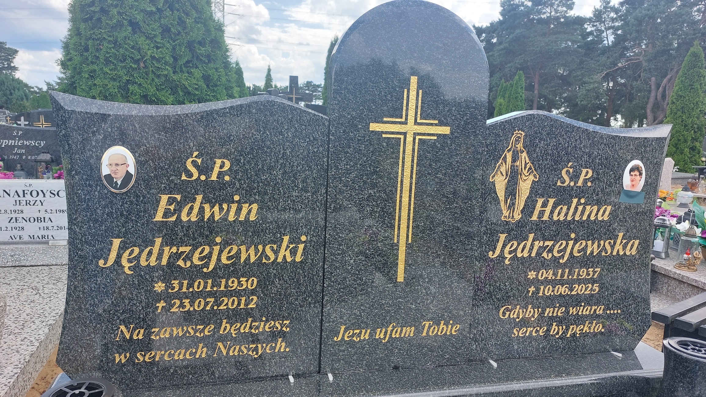 Grób Edwin Jędrzejewski