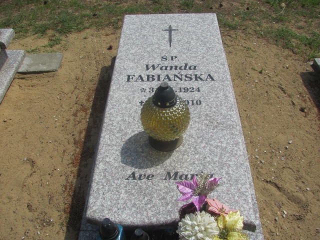Grób Wanda Fabiańska