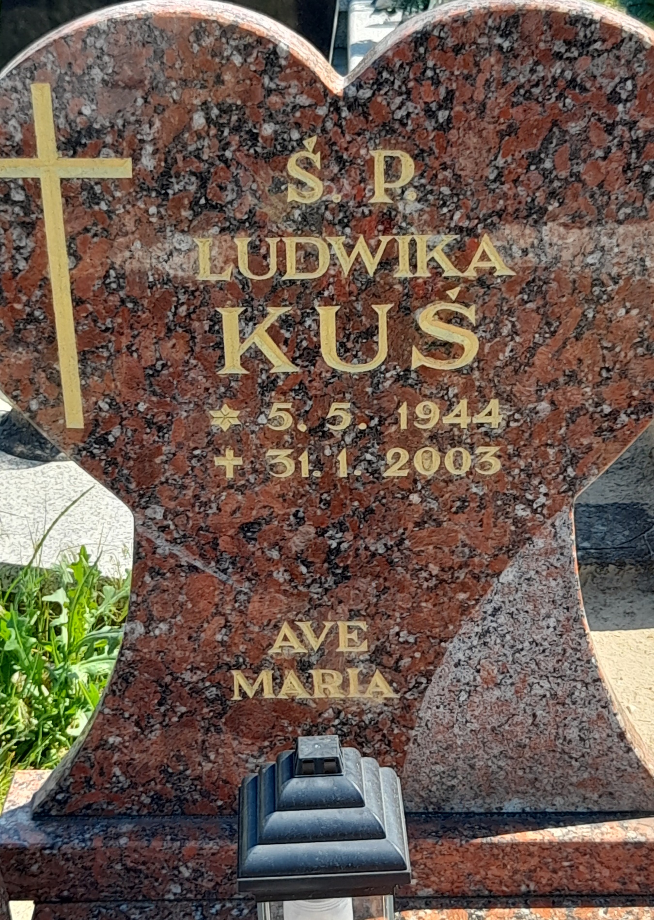 Grób Ludwika Kuś