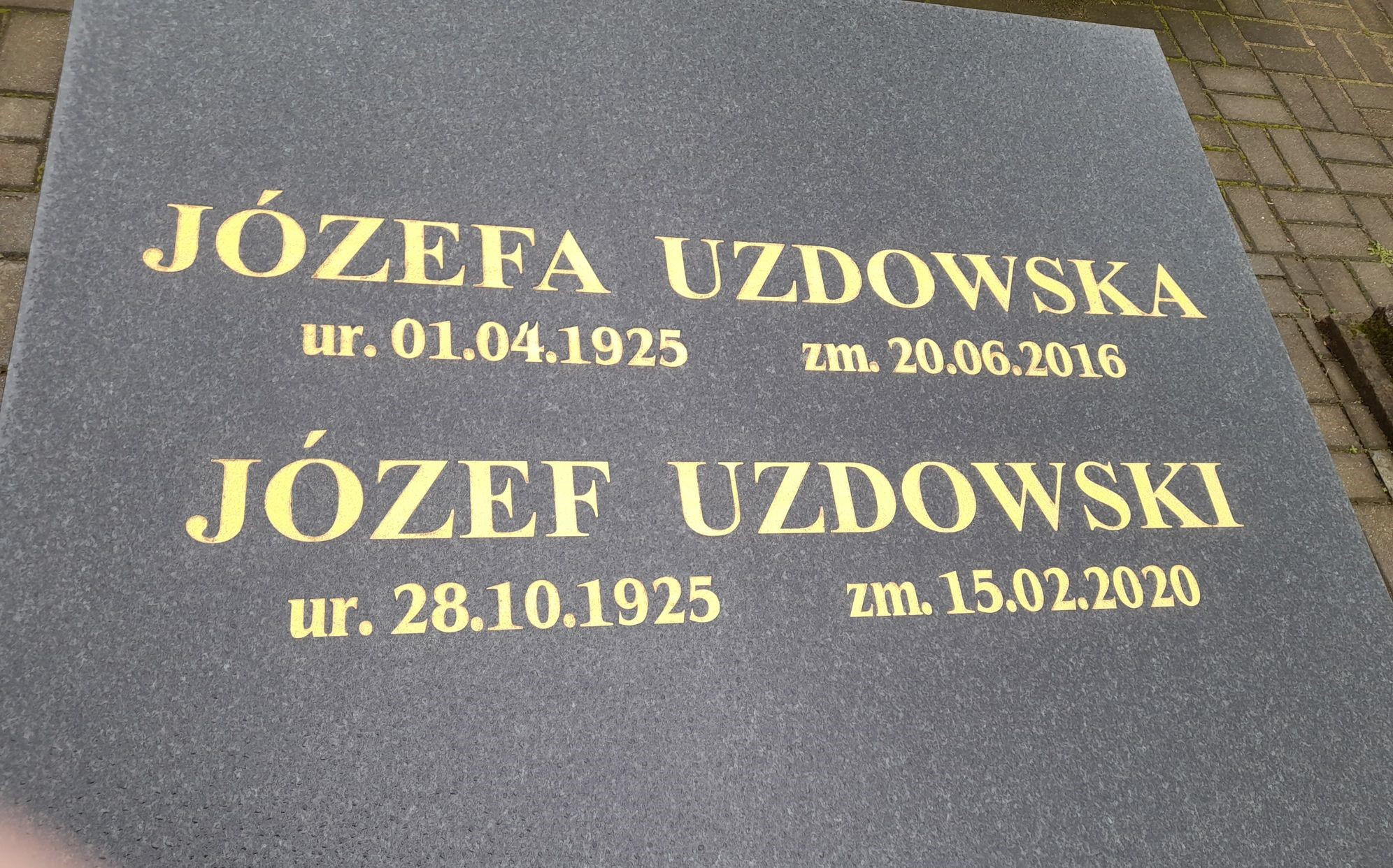 Grób Józefa Uzdowska
