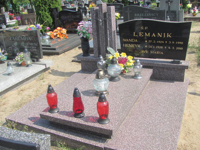 Grób Henryk Lemanik