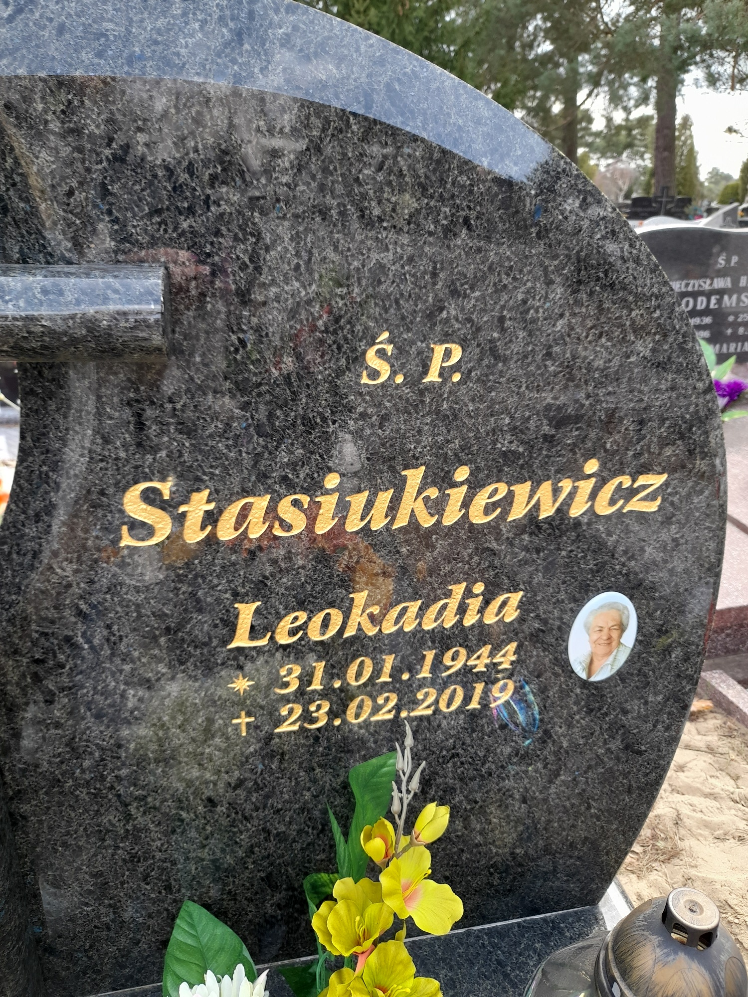 Grób Leokadia Stasiukiewicz