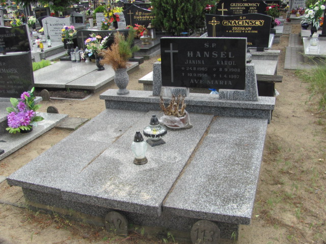 Grób Karol Hansel