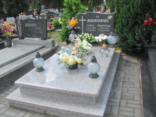 Grób Maria Gąsiorek