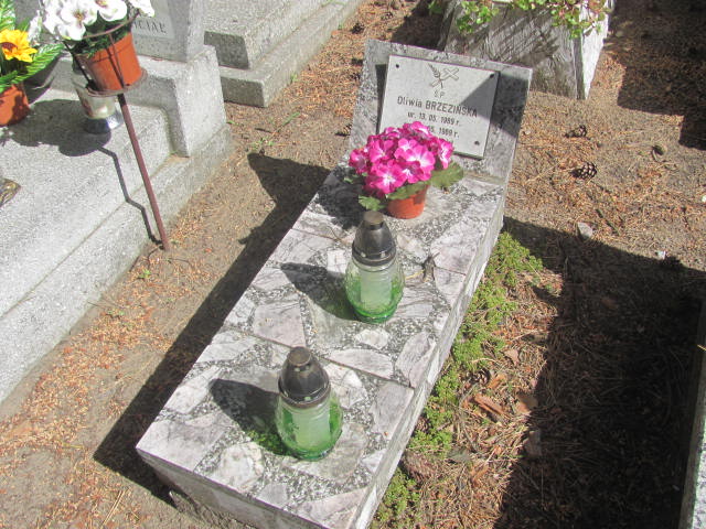 Grób Oliwia Brzezińska