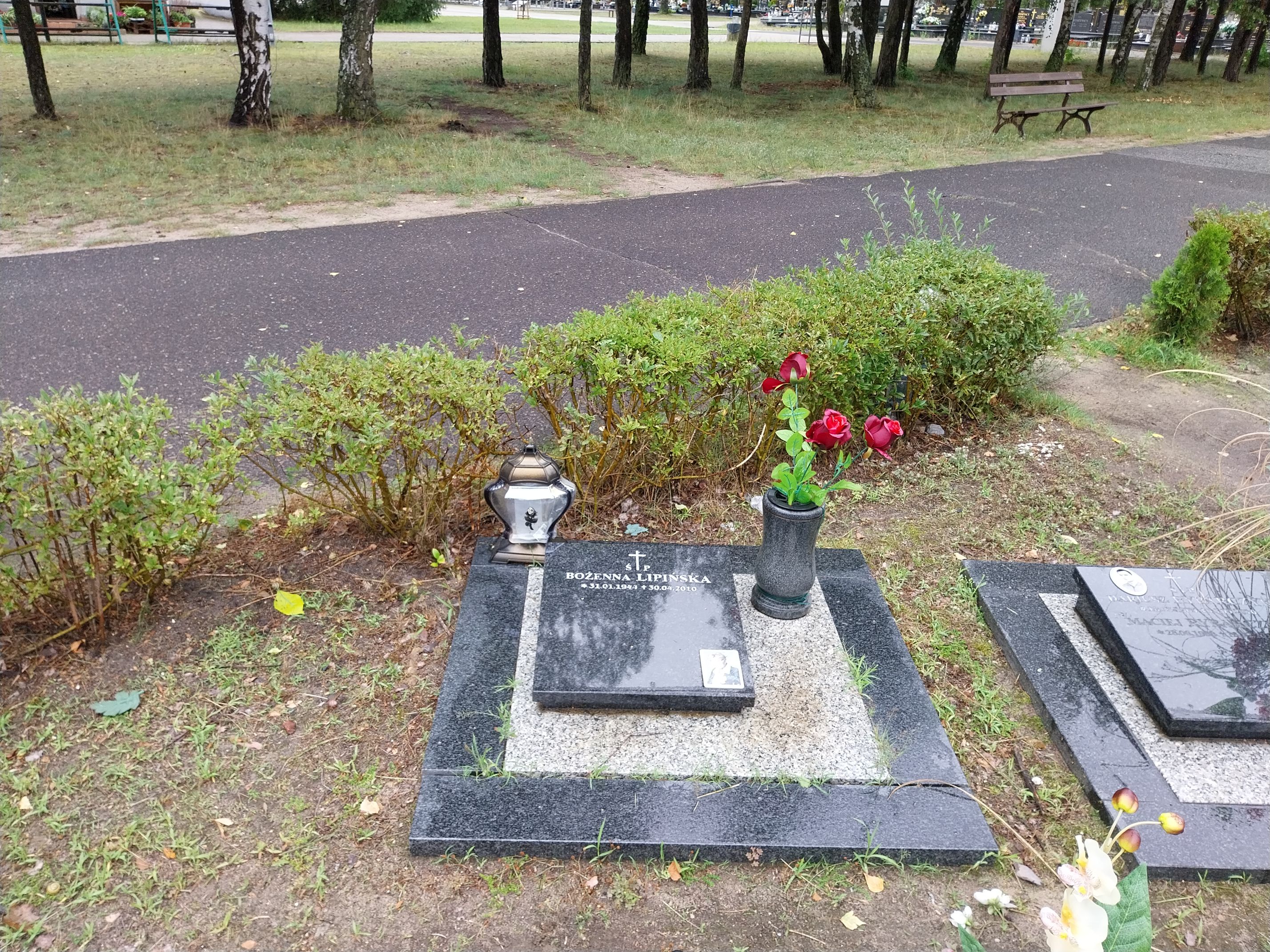 Grób Bożenna Lipińska