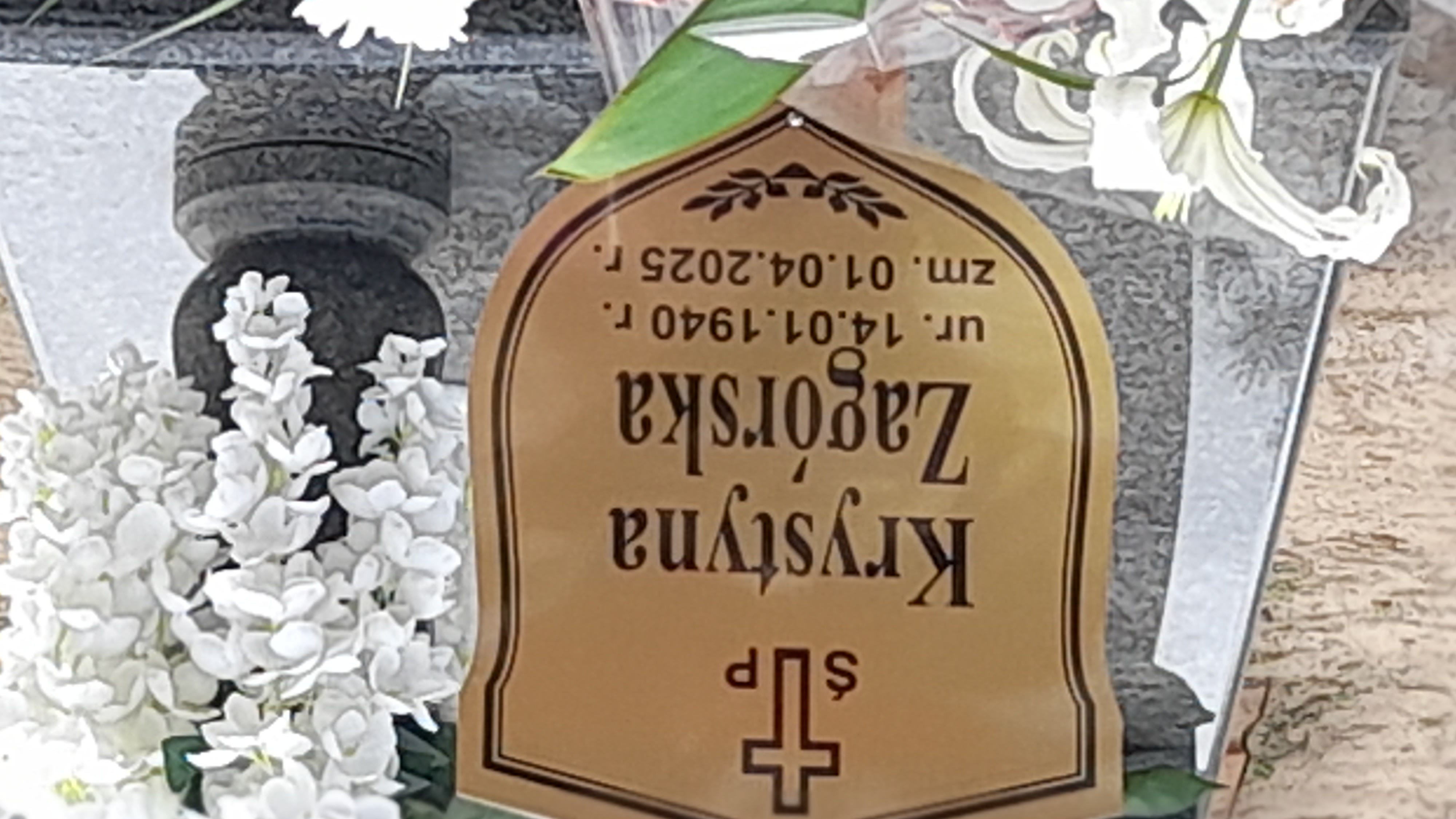 Grób Krystyna Zagórska