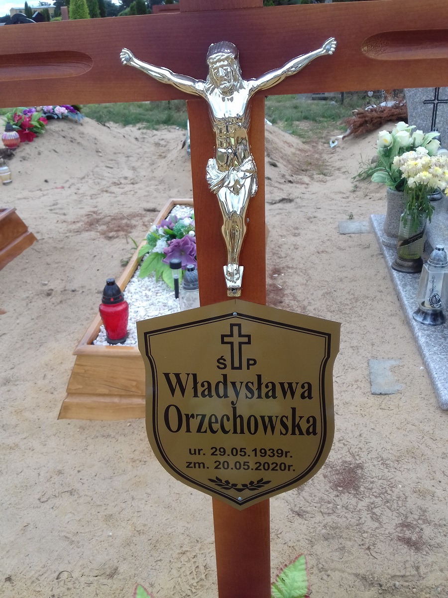Grób WŁADYSŁAWA ORZECHOWSKA