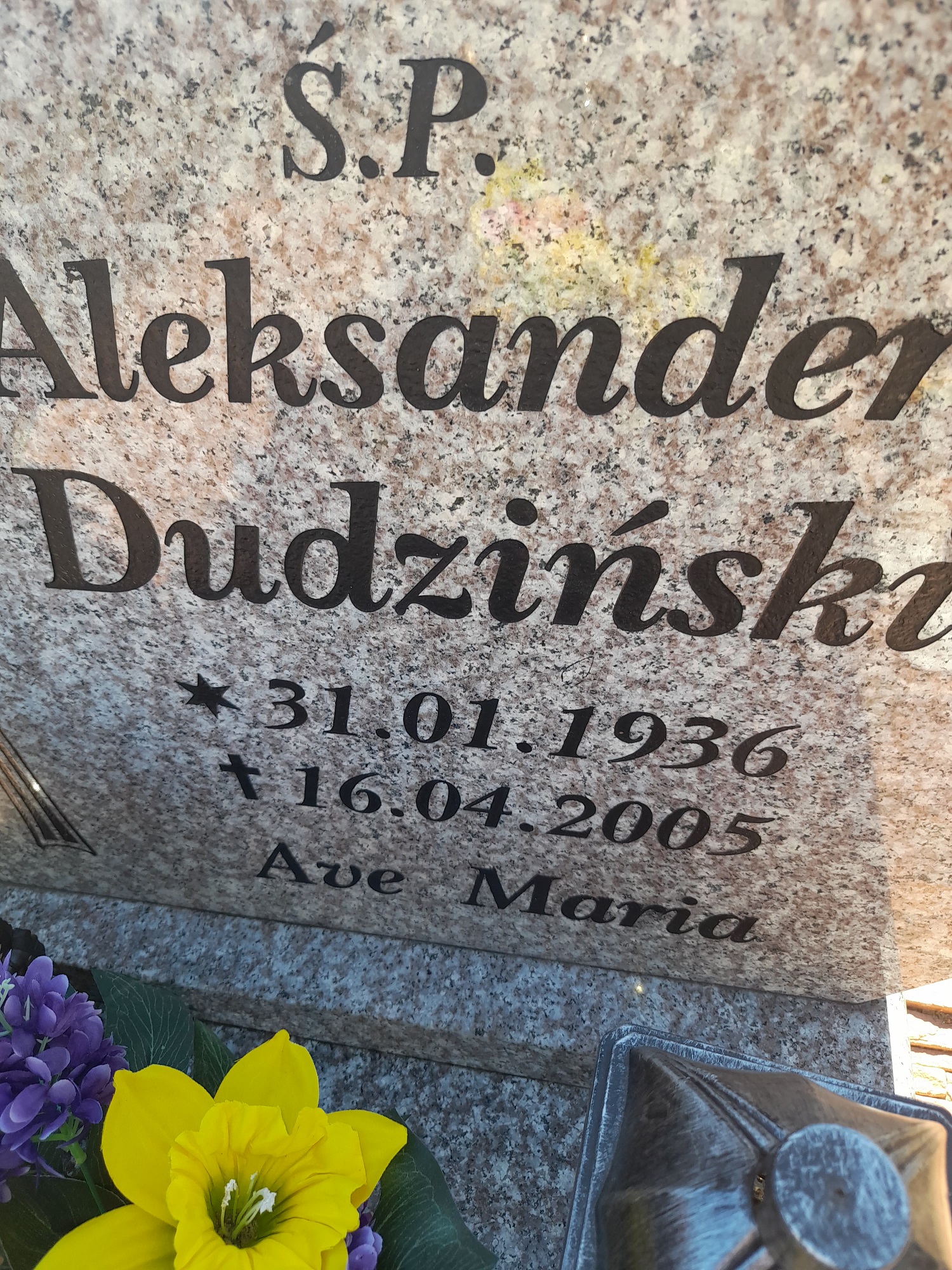 Grób Aleksander Dudziński