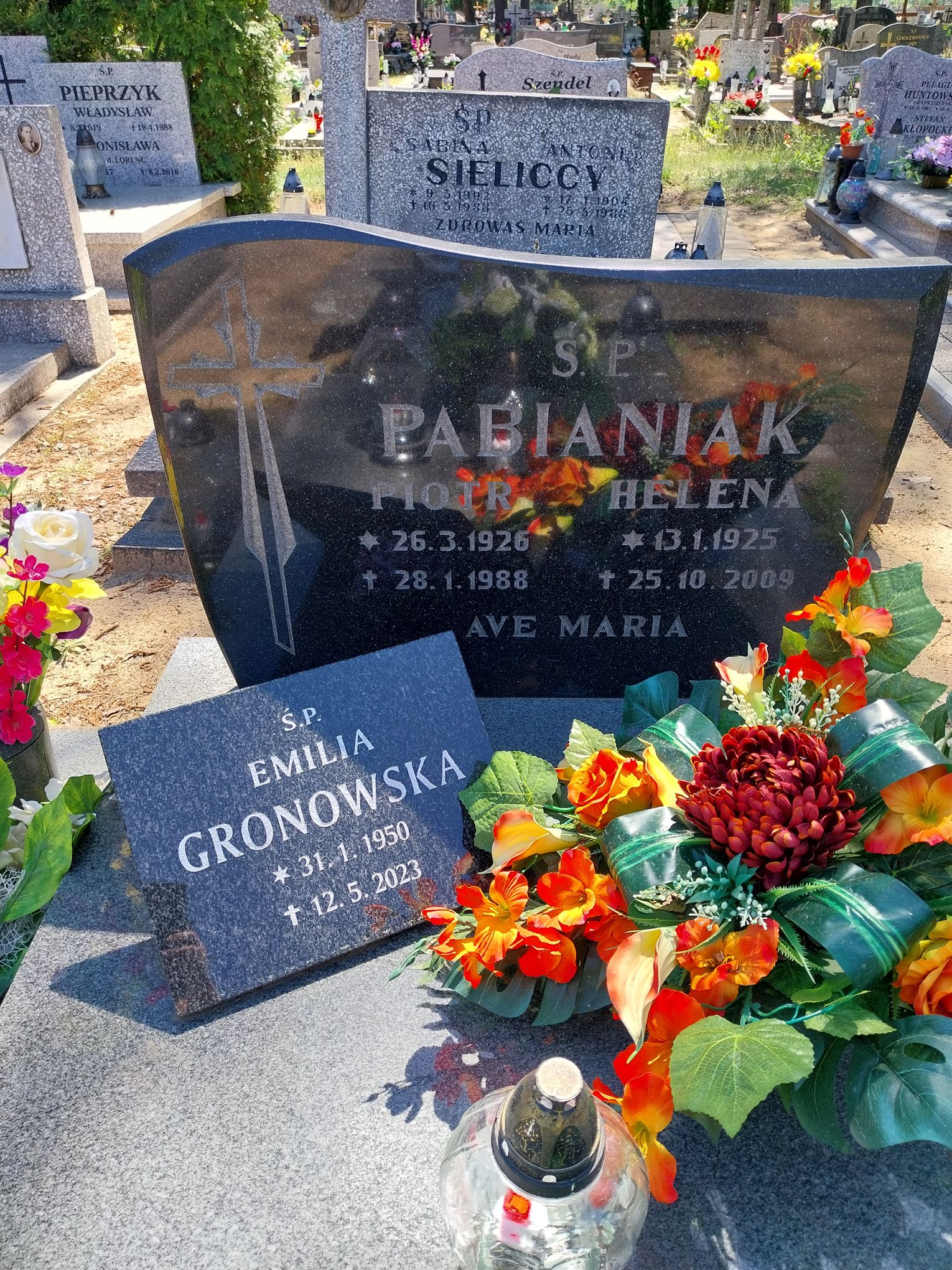 Grób Emilia  Gronowska