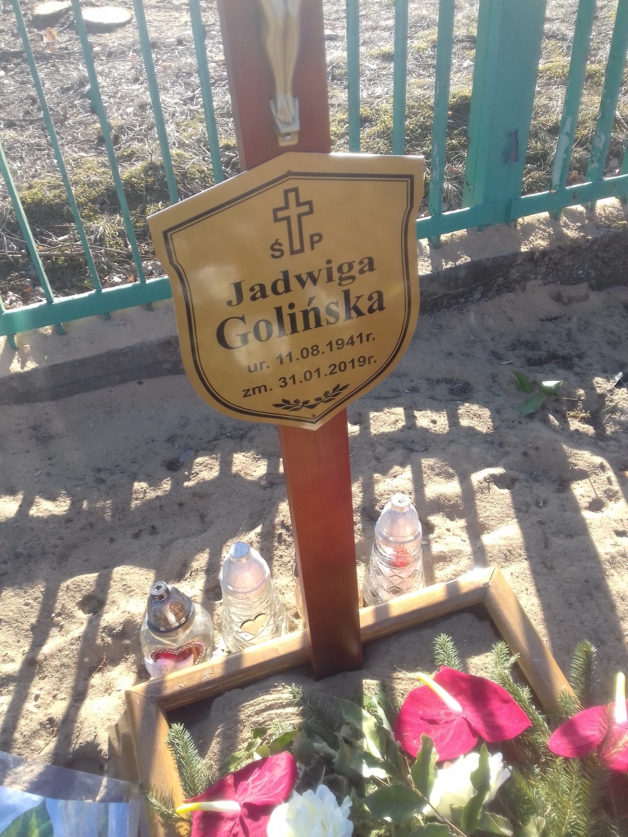 Grób Jadwiga Golińska