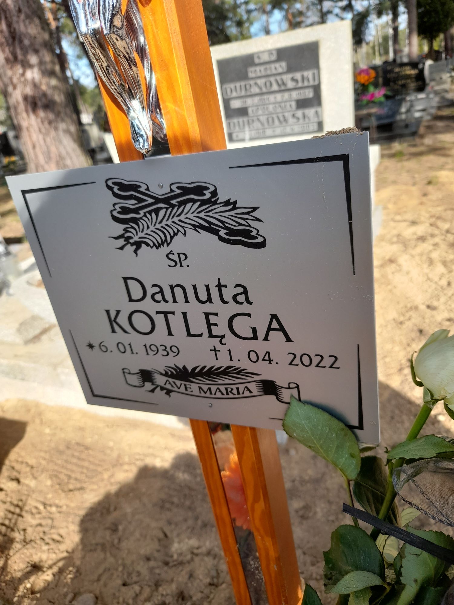 Grób Danuta Kotlęga