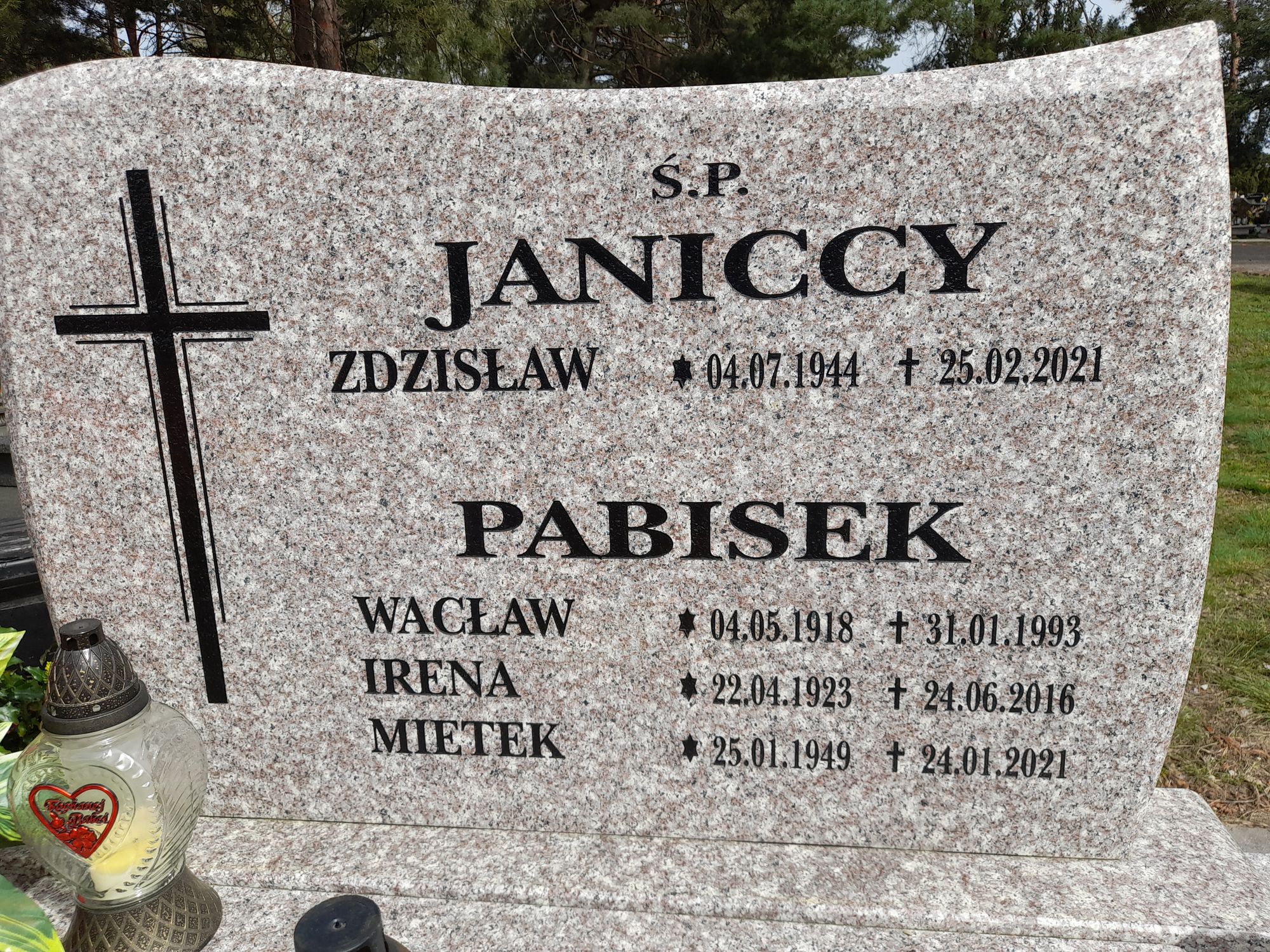 Grób Wacław Pabisek