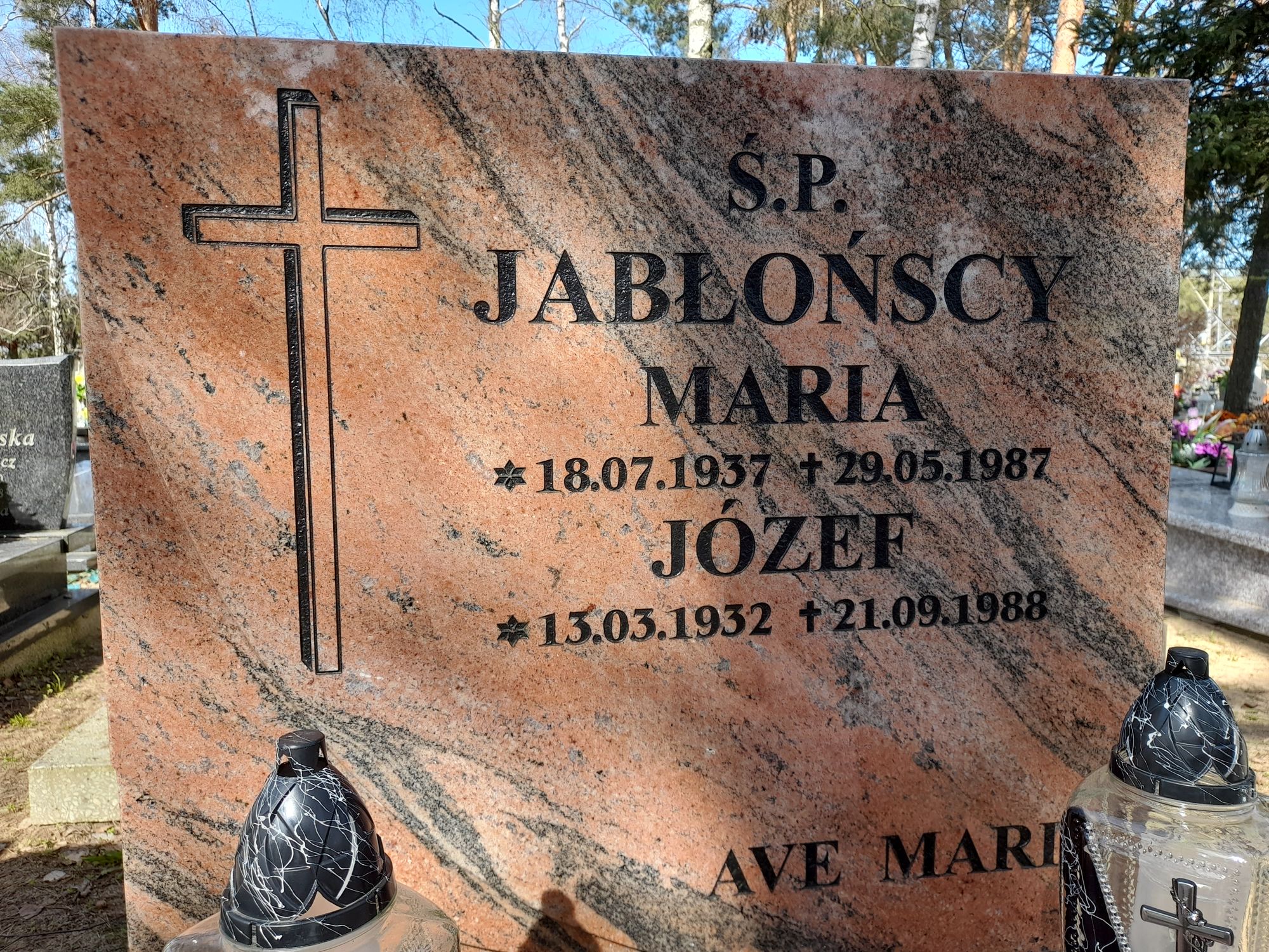 Grób Maria Jabłońska