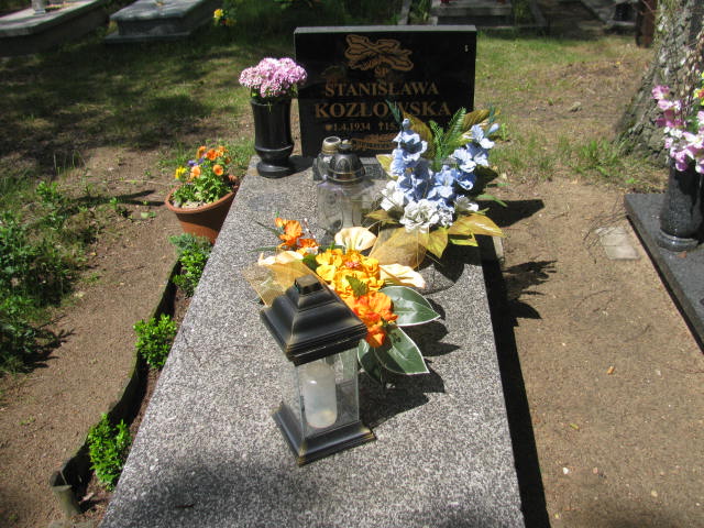 Grób Stanisława Kozłowska