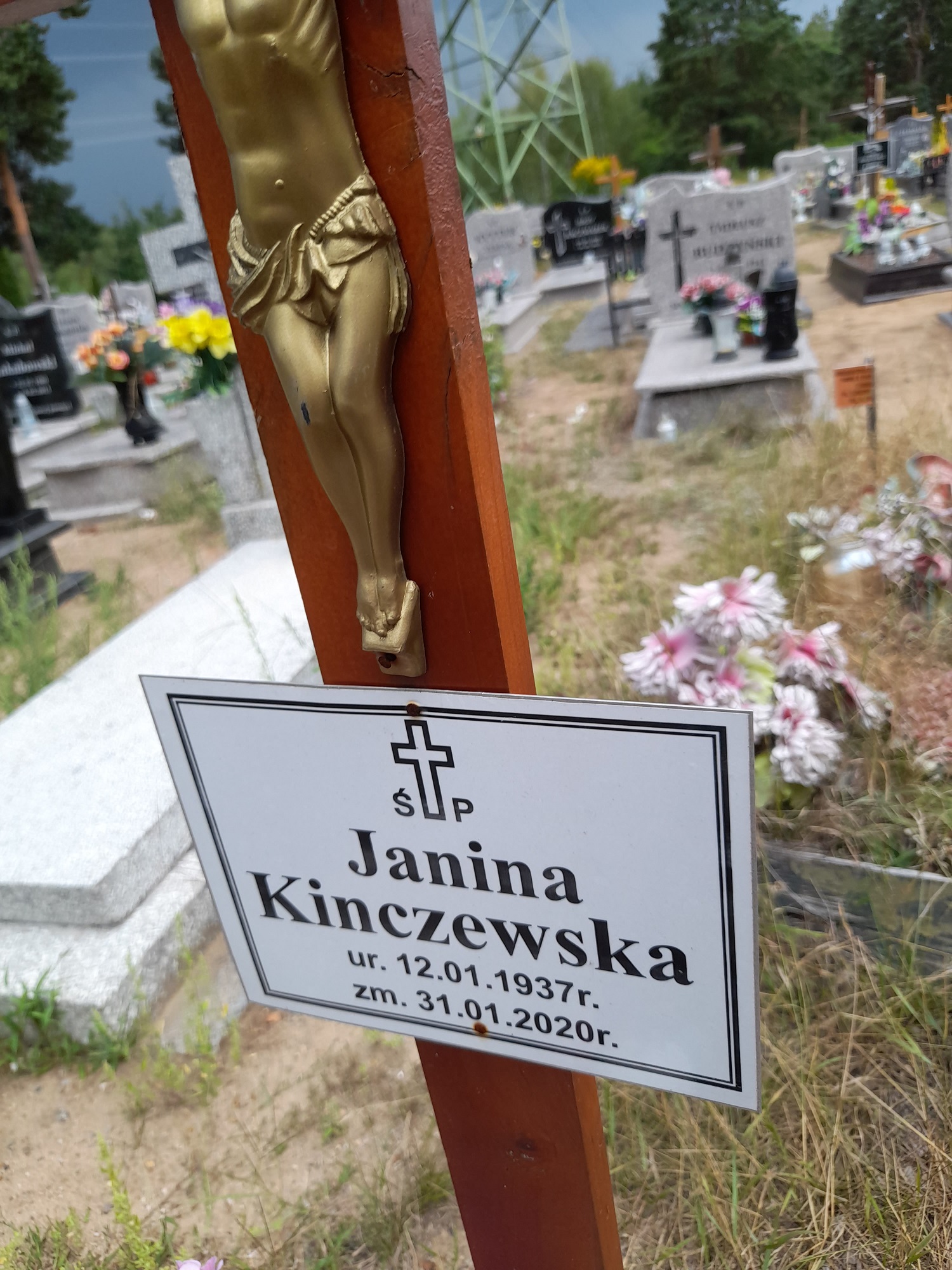 Grób JANINA KINCZEWSKA