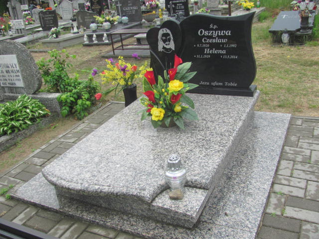 Grób Helena Oszywa