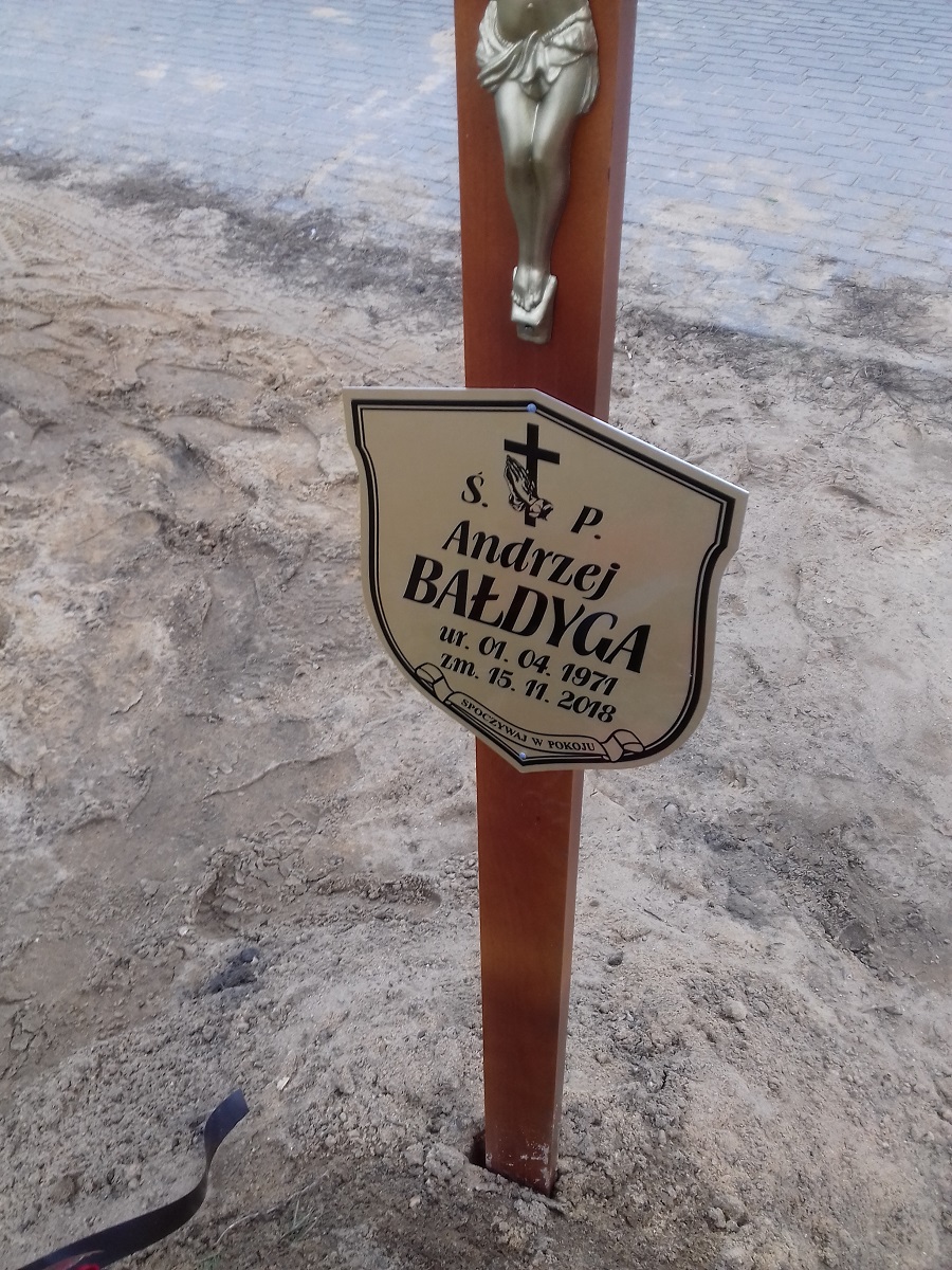 Grób Andrzej Bałdyga