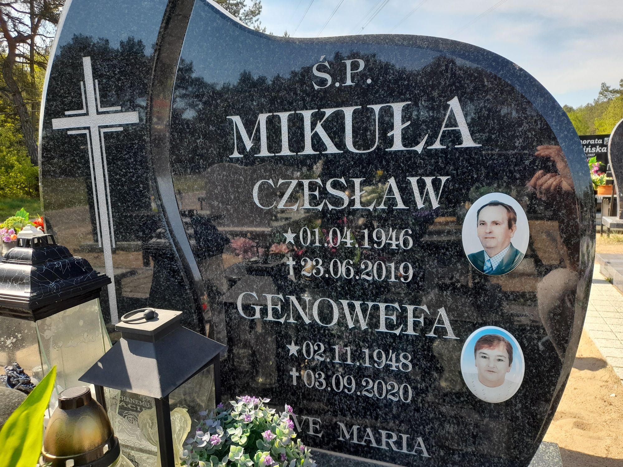 Grób Czesław Mikuła