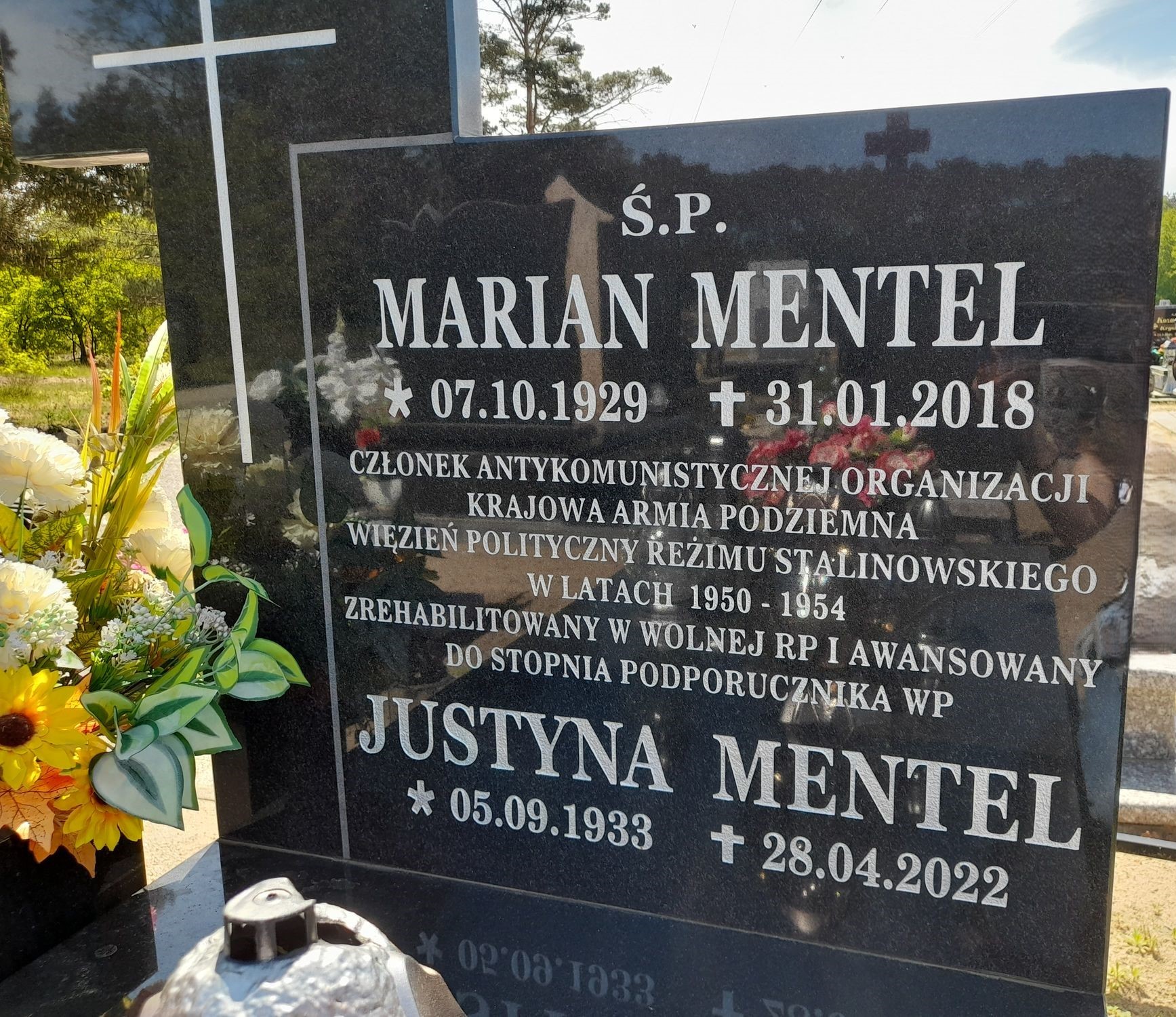 Grób Marian Mentel
