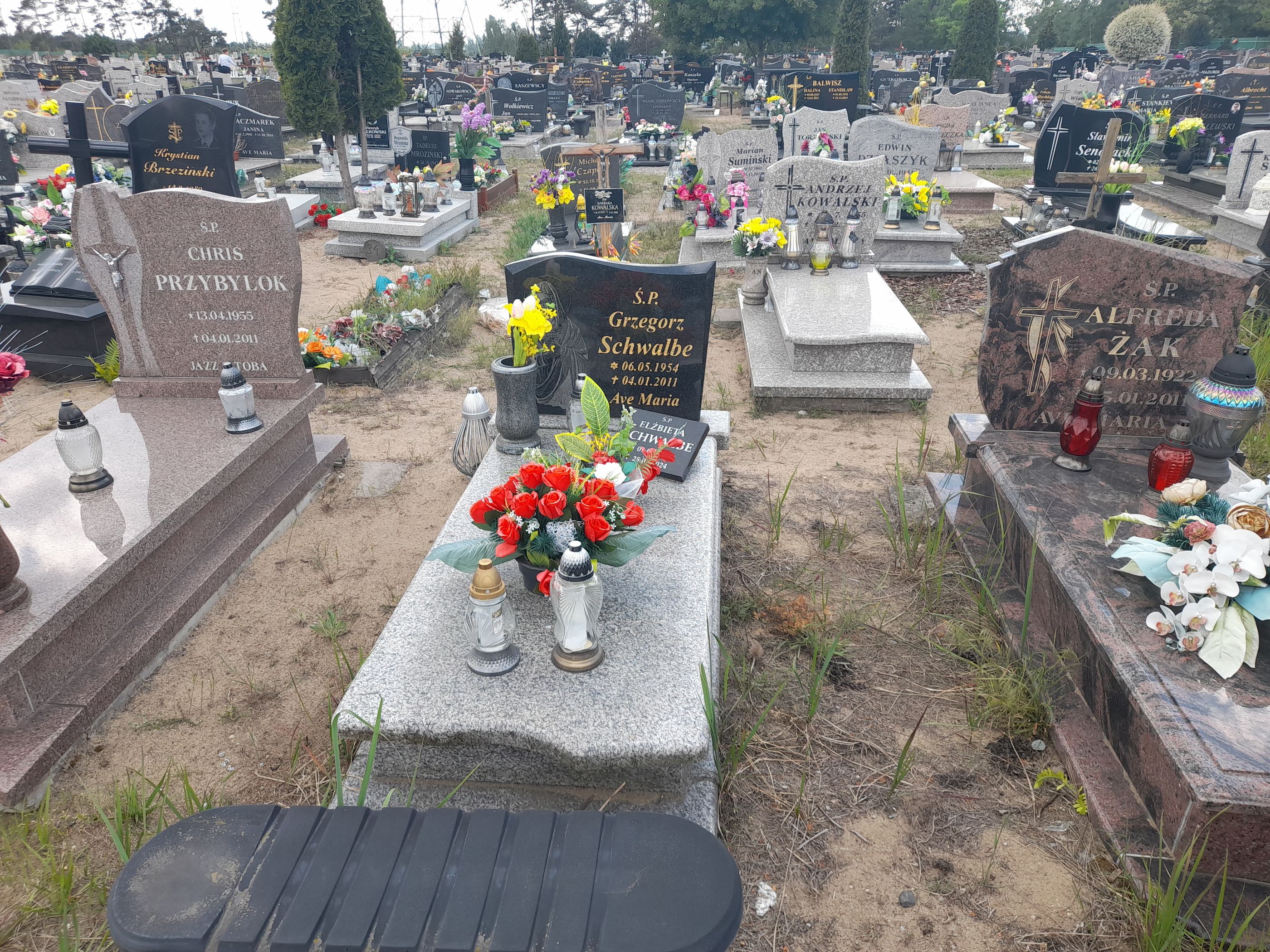 Grób Elżbieta Schwalbe