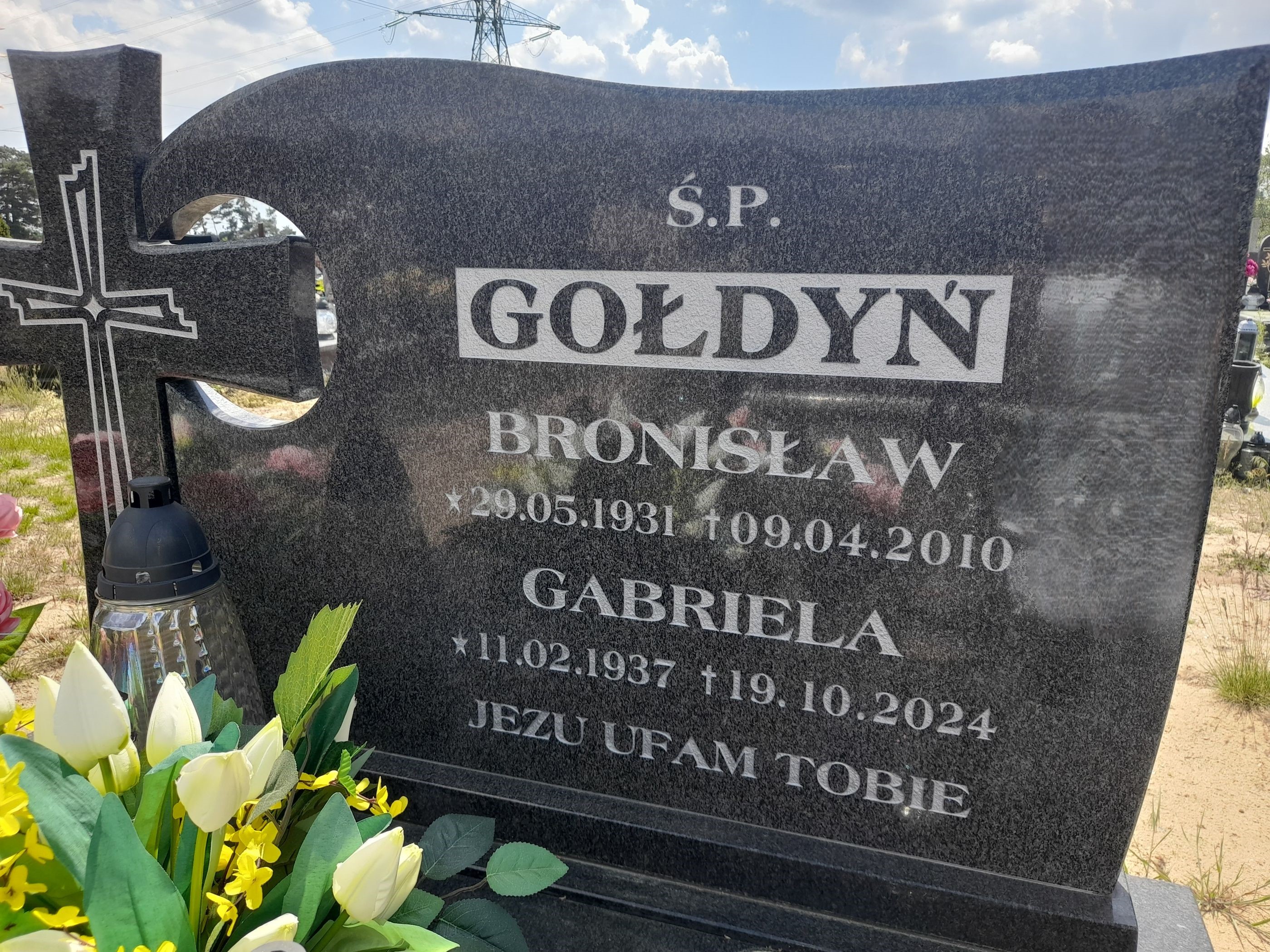Grób Bronisław Gołdyń