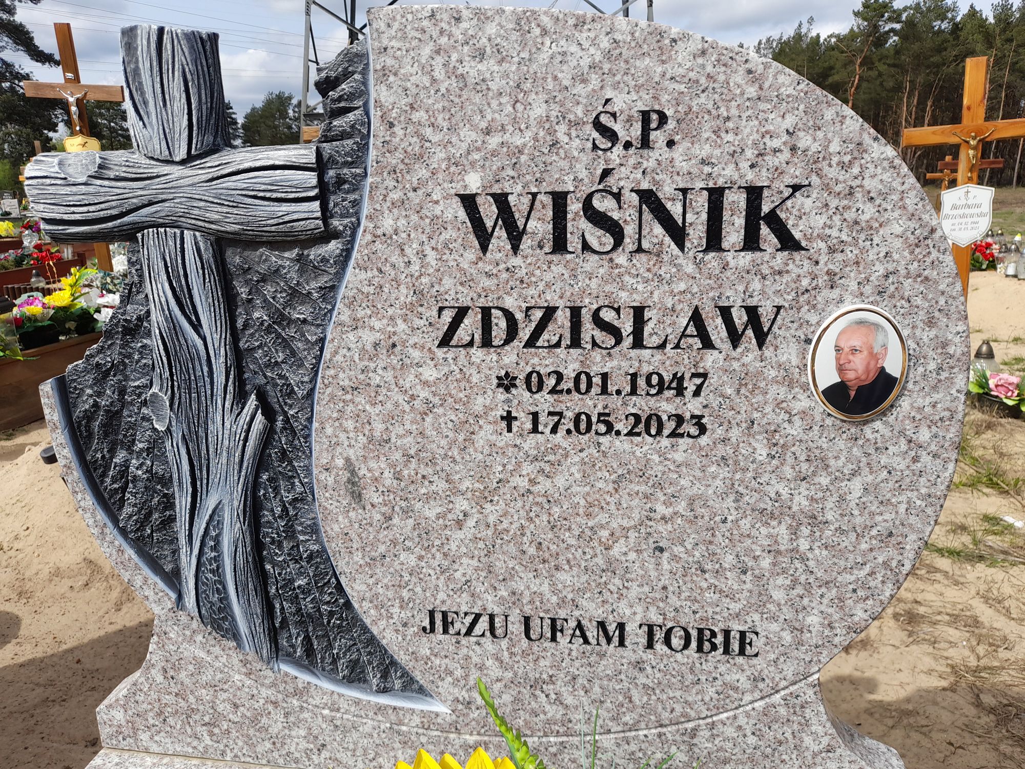 Grób Janina Wiśnik