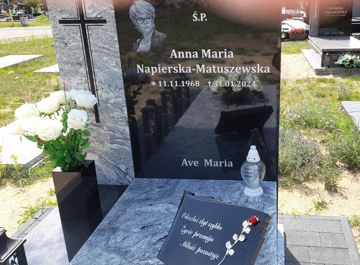Grób Anna Napierska-Matuszewska