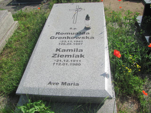 Grób Romualda Gronkowska