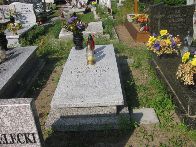 Grób Stanisława Fajkus