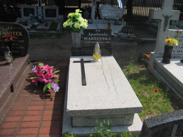 Grób Apolonia Wawrzyńska