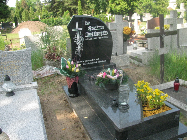 Grób Czesława Buczkowska