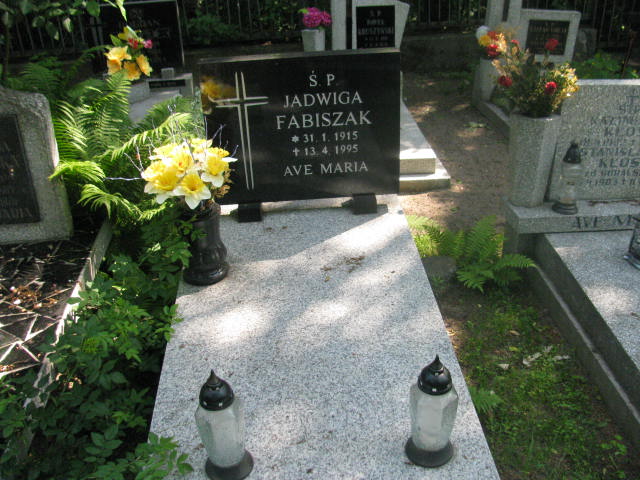 Grób Jadwiga Fabiszak