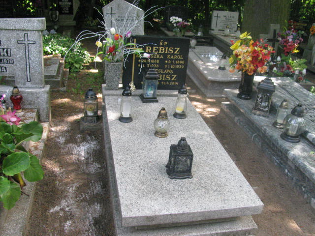 Grób Czesława Rębisz