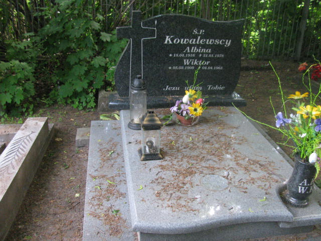 Grób Albina Kowalewska