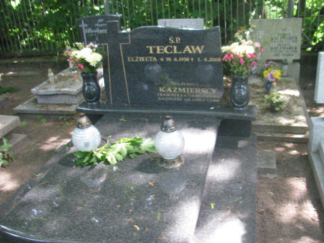 Grób Elżbieta Tecław